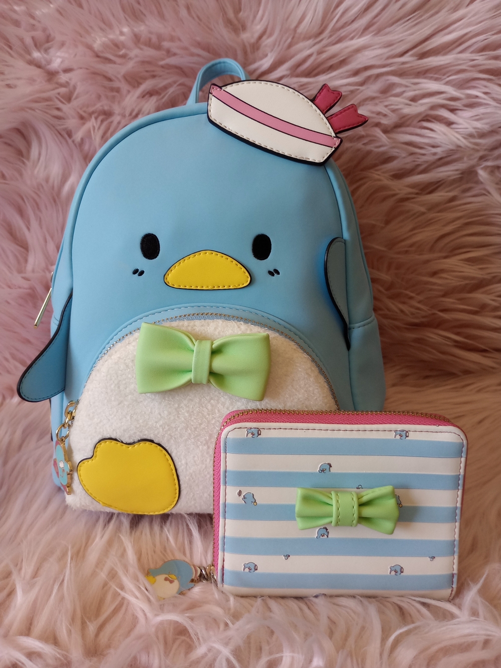 Sanrio Tuxedo Sam Cosplay Mini-Backpack & Wallet Set RARE! - Picture 9 of 15
